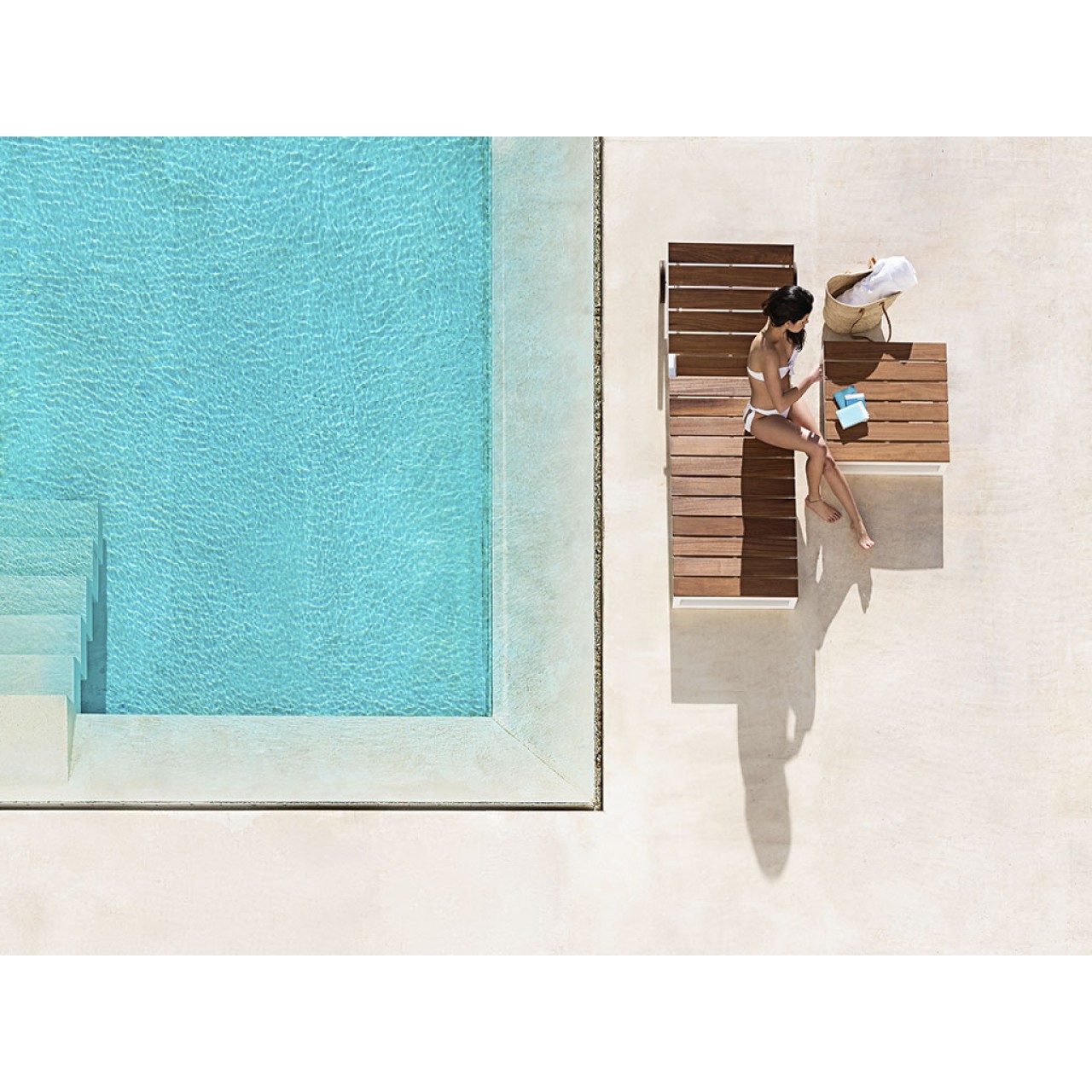 Saler Soft Teak - Chaiselongue