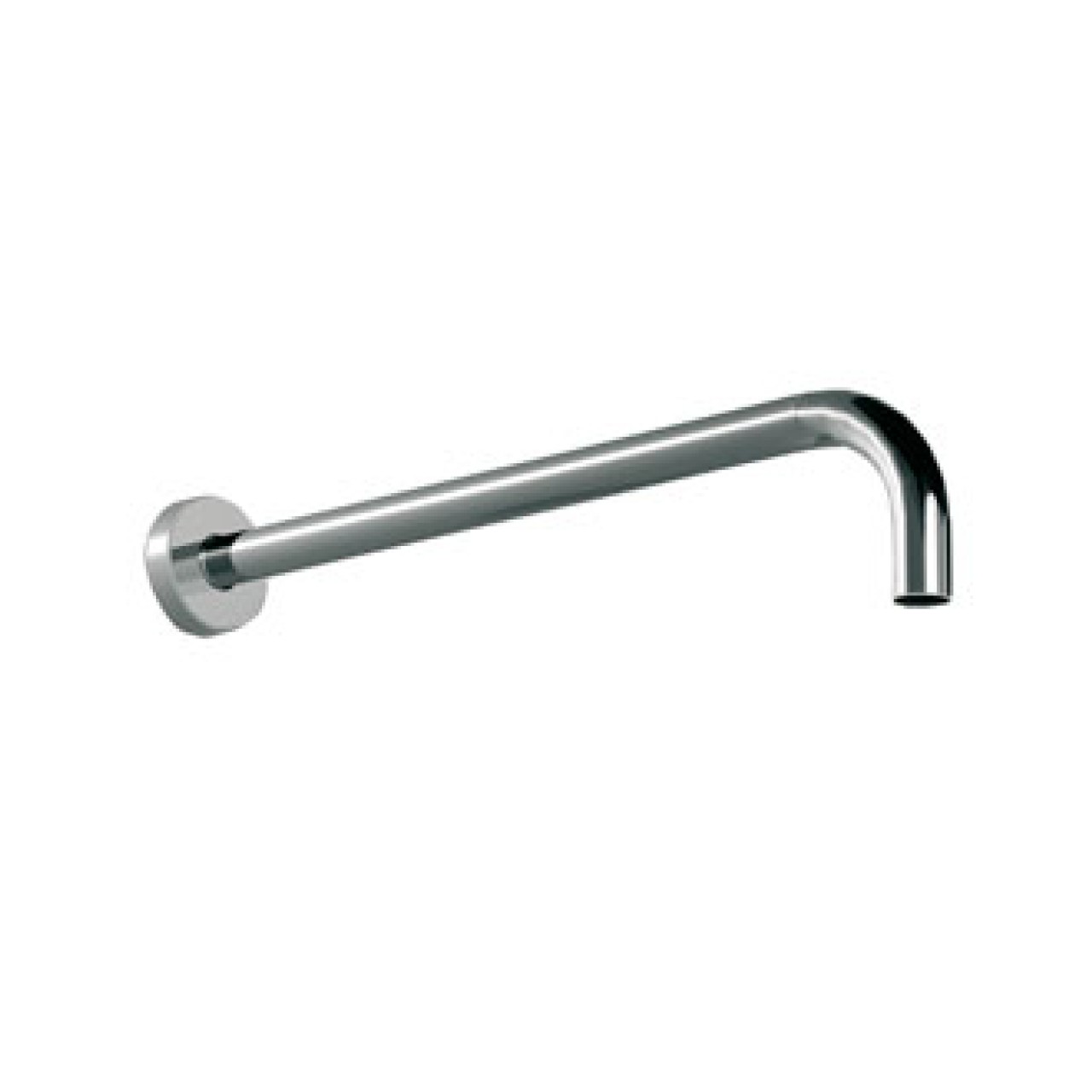 Diametro35Inox - Stainless Steel Horizontal Round Shower Arm