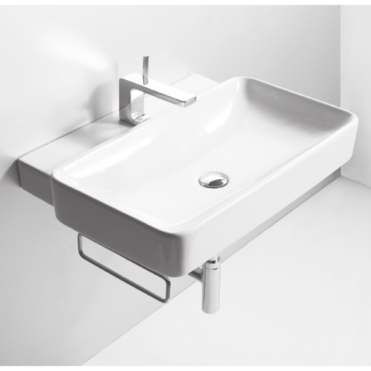 FLOW FL 01 Rectangular wasbasin