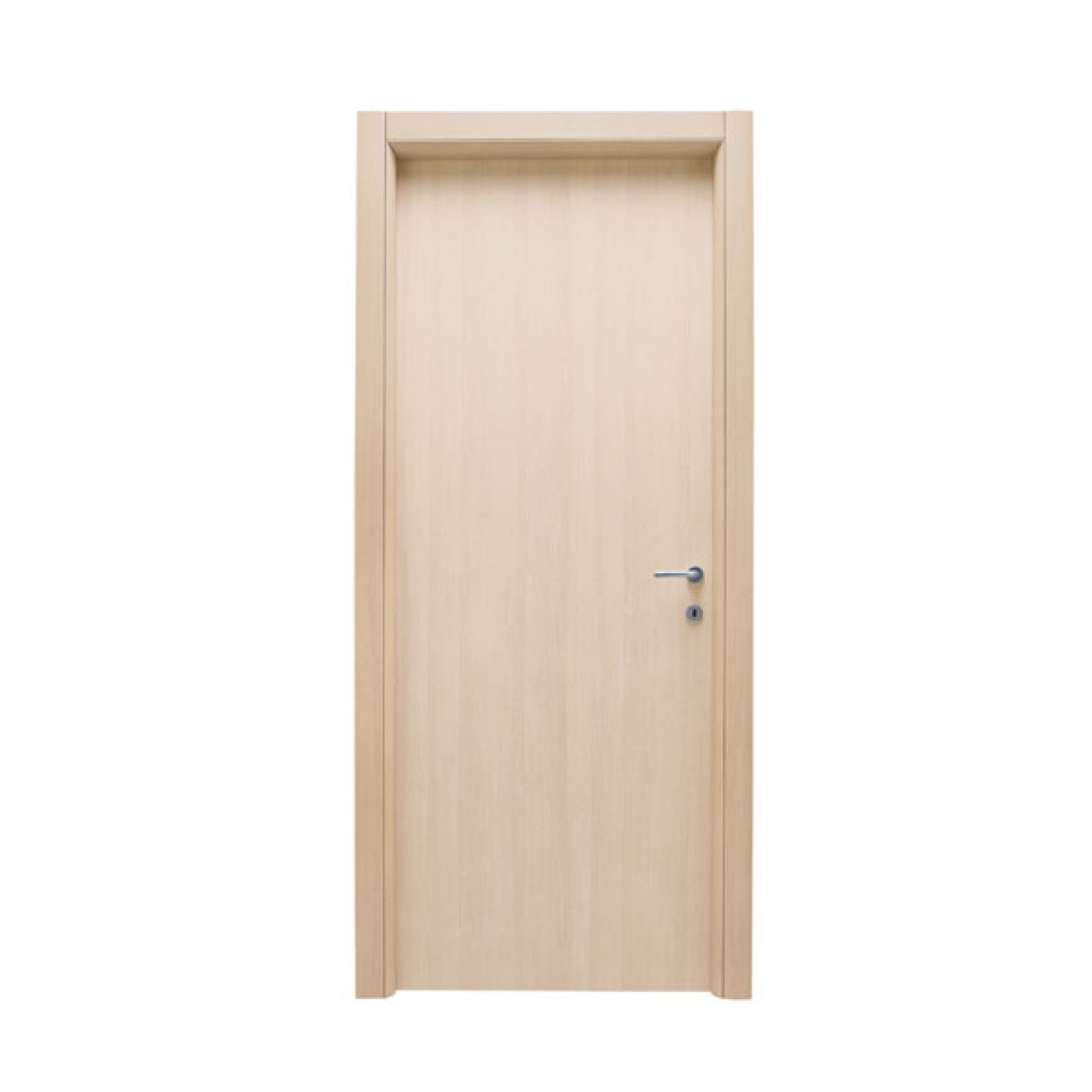 Two asymmetrical doors (second door is solid smooth)  