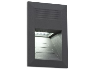SULA LED Dark grey recessed lamp