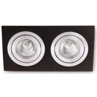 PLANO-2 Wenge / Grey recessed grey