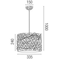 MIRLO Brown pendant lamp