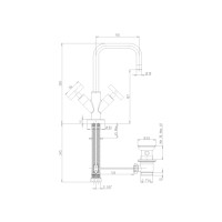 Paini basin mixer LEMON 250