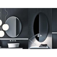 Oval with bevelled glass