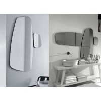 Shaped mirror straight edges