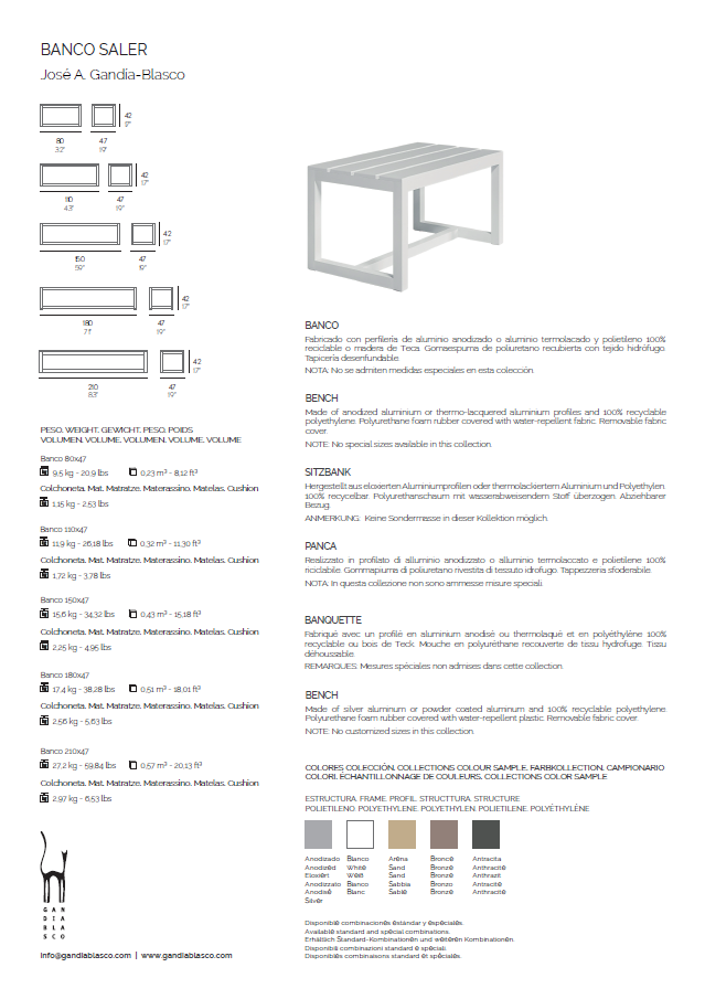 Saler-bench